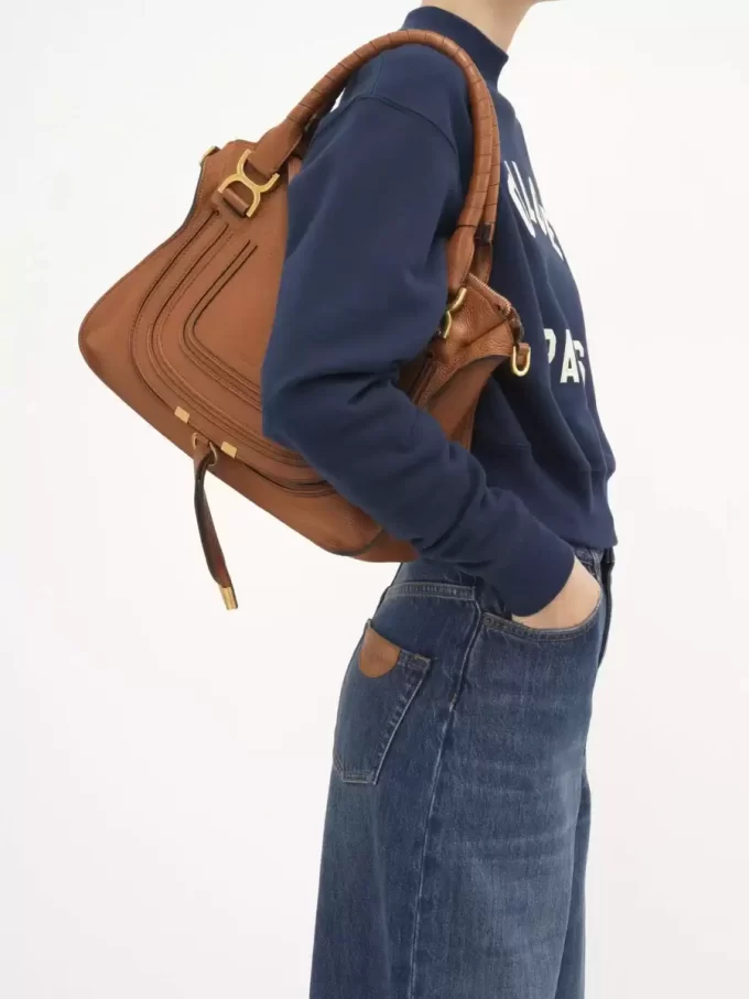 Marcie bag in grained leather