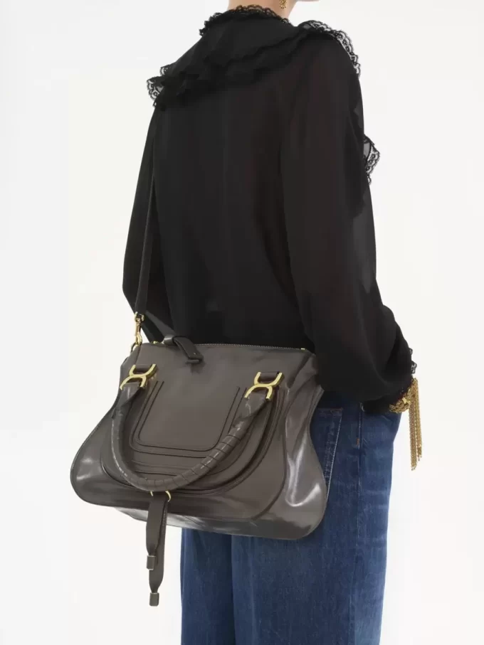 Marcie bag in shiny leather