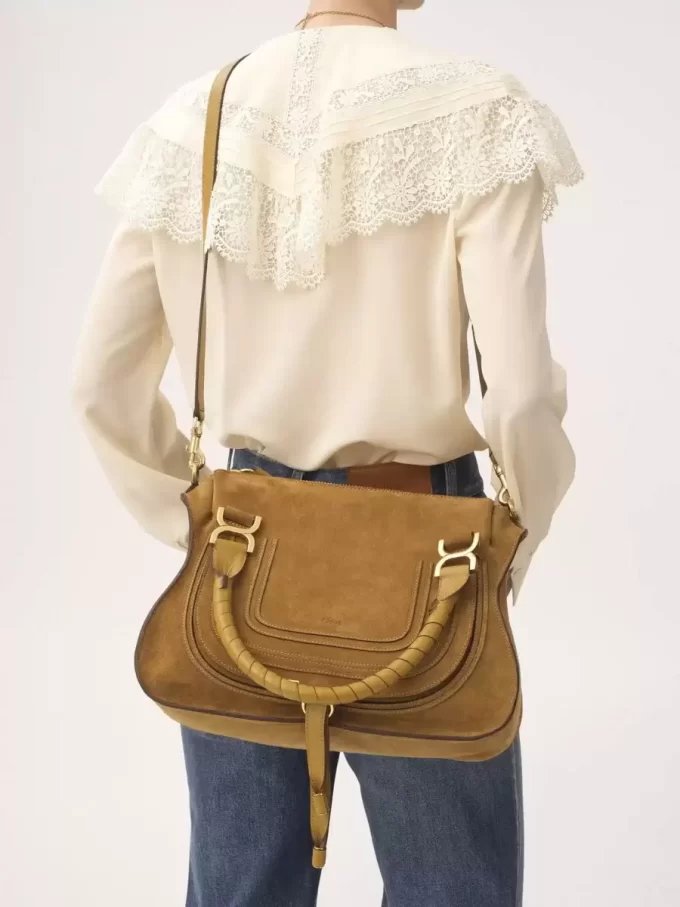 Marcie bag in suede leather