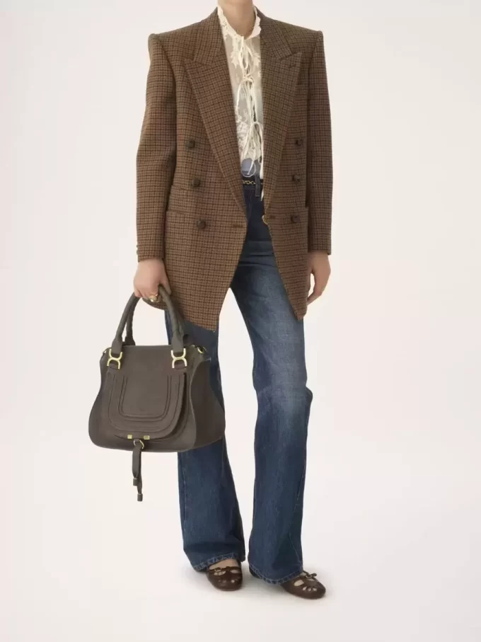 Marcie bag in suede leather