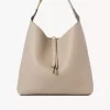 Marcie hobo bag in grained leather