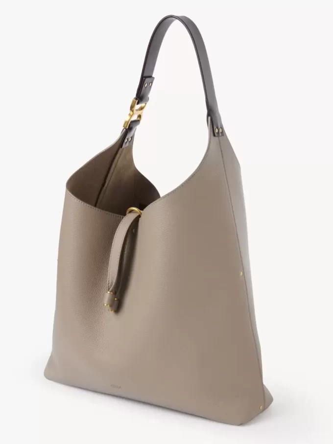 Marcie hobo bag in grained leather
