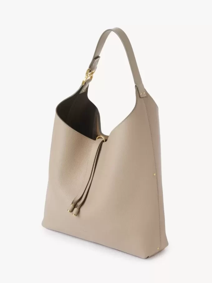 Marcie hobo bag in grained leather