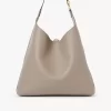 Marcie hobo bag in grained leather