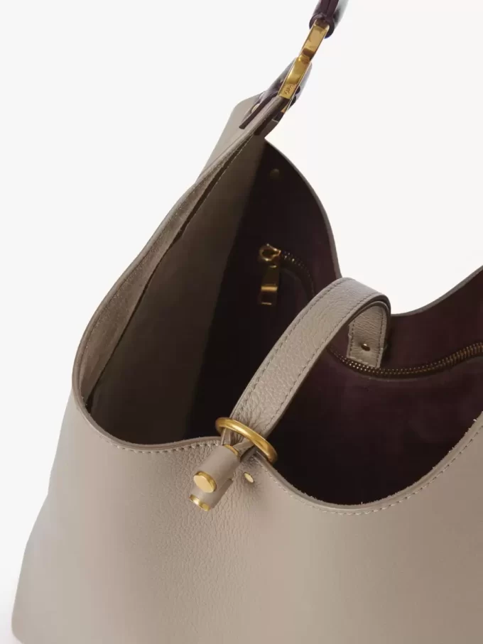 Marcie hobo bag in grained leather