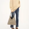 Marcie hobo bag in grained leather
