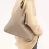 Marcie hobo bag in grained leather