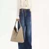Marcie hobo bag in grained leather