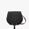 Marcie saddle bag in grained leather