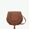 Marcie saddle bag in grained leather