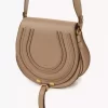 Marcie saddle bag in grained leather