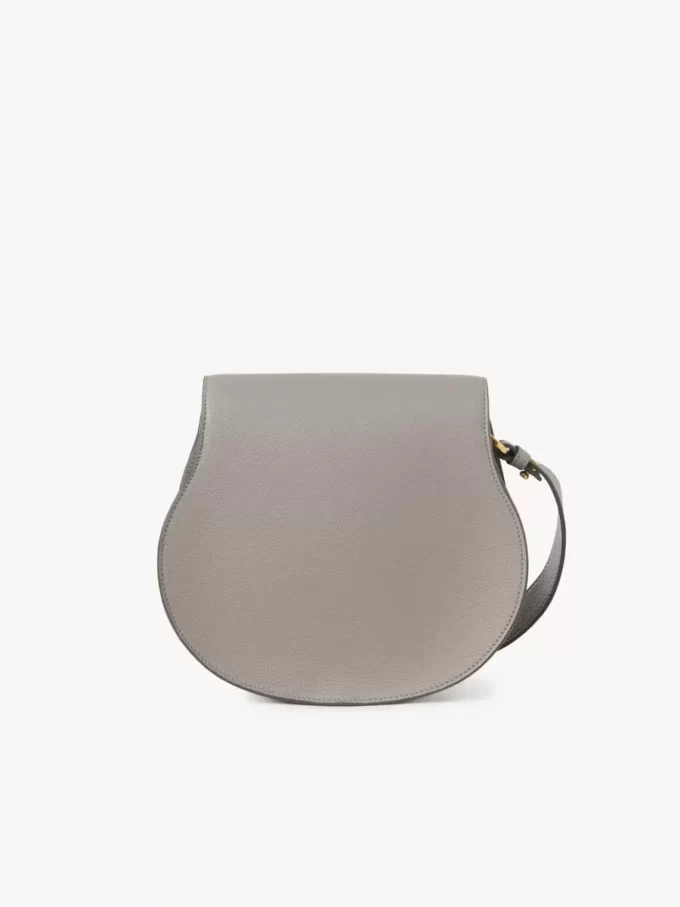 Marcie saddle bag in grained leather