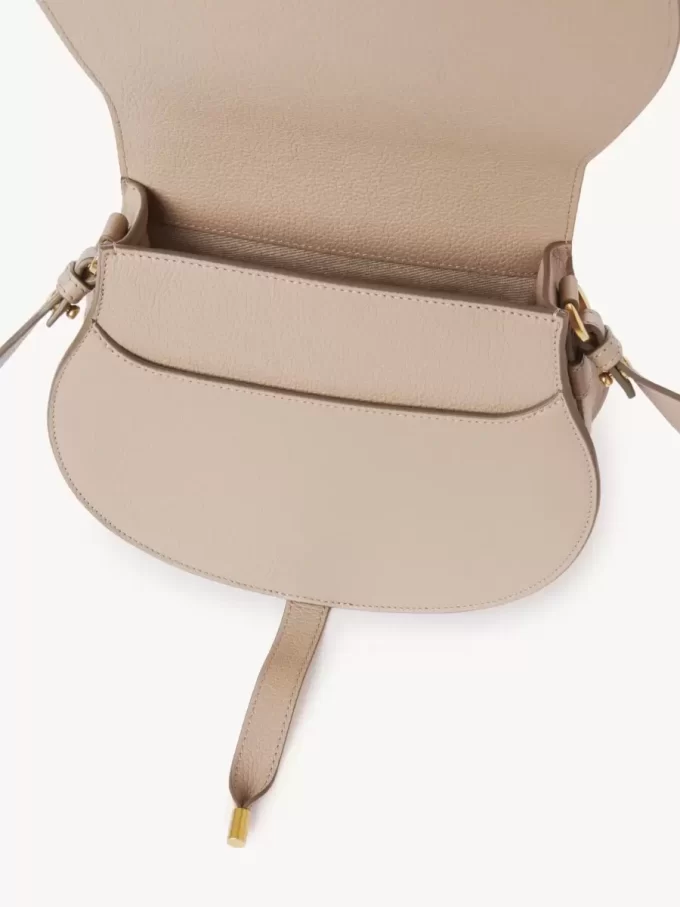 Marcie saddle bag in grained leather Marcie saddle bag in grained leather