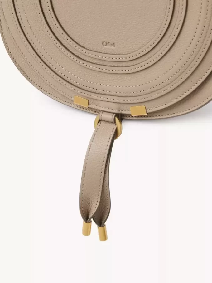 Marcie saddle bag in grained leather Marcie saddle bag in grained leather