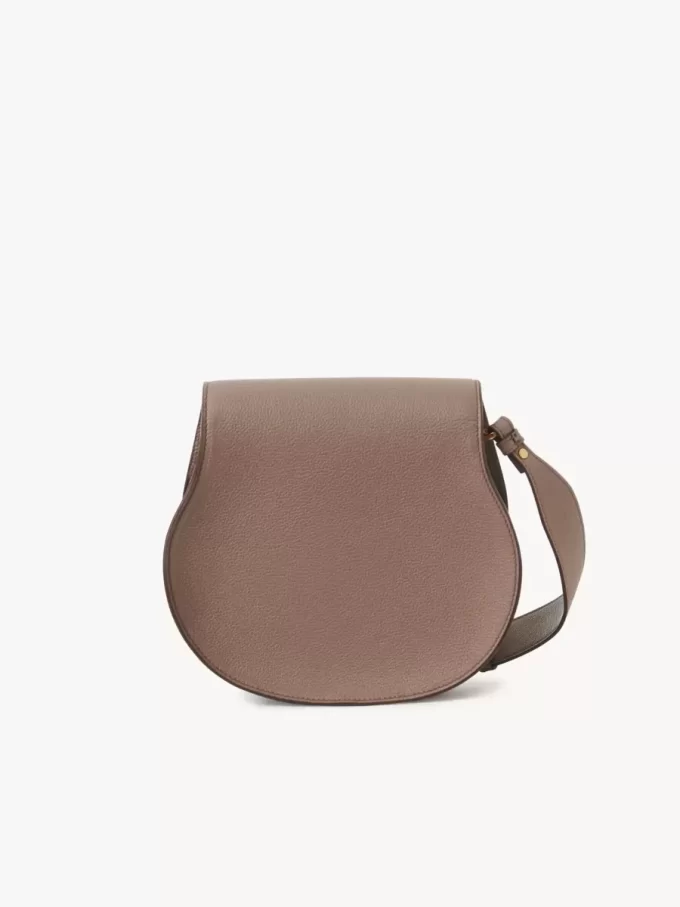 Marcie saddle bag in grained leather