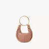 Mini Bracelet Hobo bag in grained leather Mini Bracelet Hobo bag in grained leather