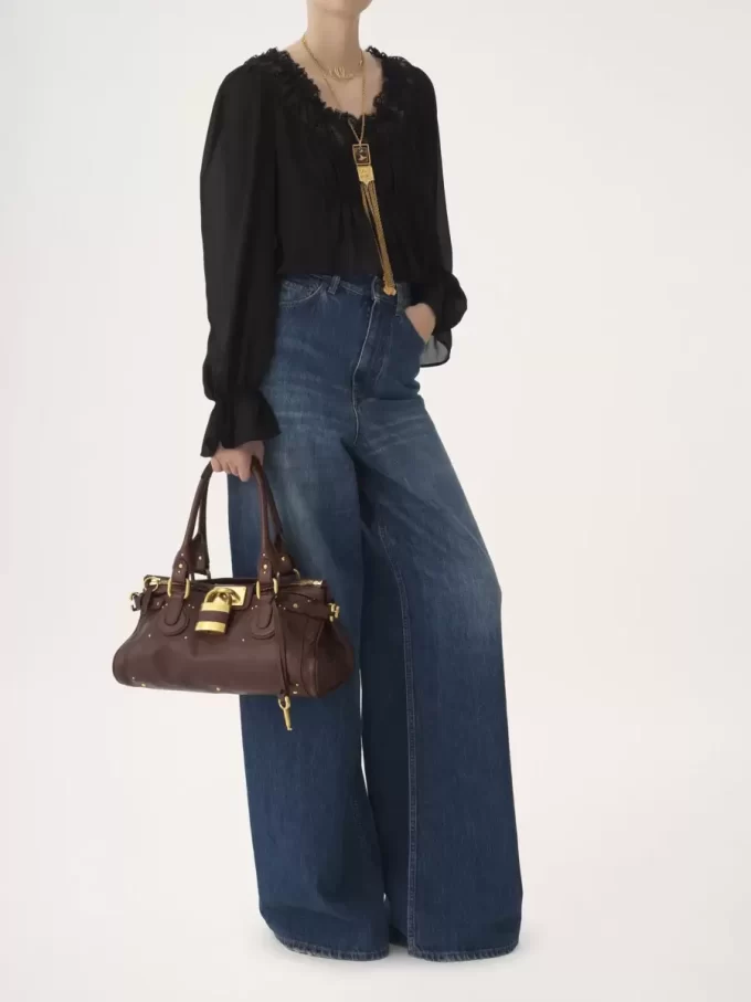 Paddington bag in grained leather