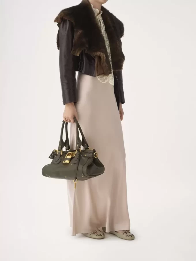 Paddington bag in grained leather