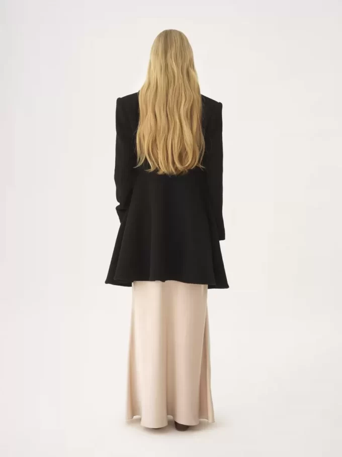 Riding coat in wool bouclette