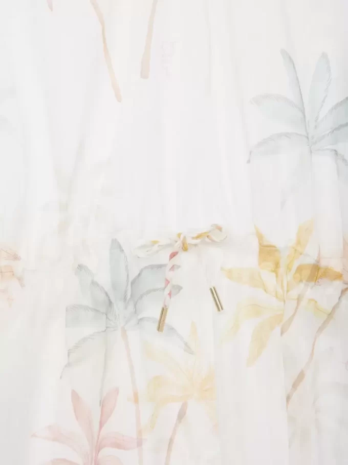 Short-sleeve beach dress