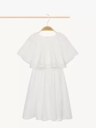 Short-sleeve long dress