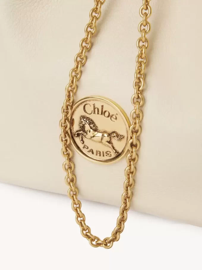 Small Bracelet backpack in grained leather