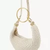 Small Bracelet Hobo bag in crochet