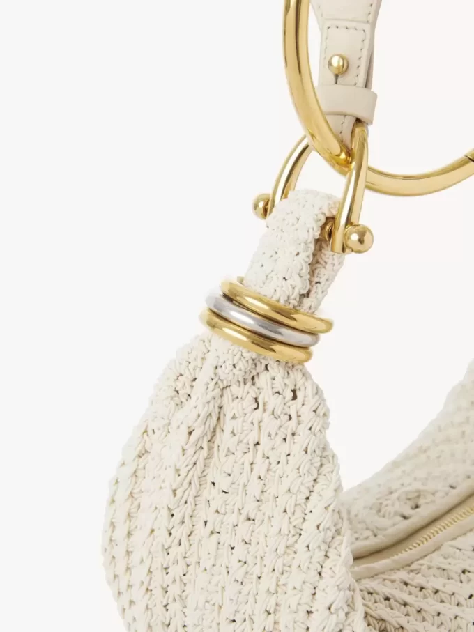 Small Bracelet Hobo bag in crochet