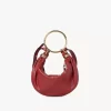 Small Bracelet Hobo bag in grained leather