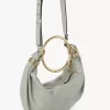 Small Bracelet Hobo bag in grained leather