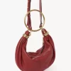 Small Bracelet Hobo bag in grained leather