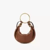 Small Bracelet Hobo bag in grained leather