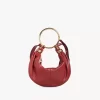 Small Bracelet Hobo bag in grained leather