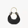 Small Bracelet Hobo bag in grained leather