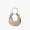 Small Bracelet Hobo bag in grained leather