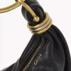 Small Bracelet Hobo bag in grained leather