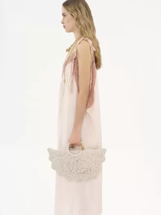 Small Bracelet Paravent tote bag in crochet