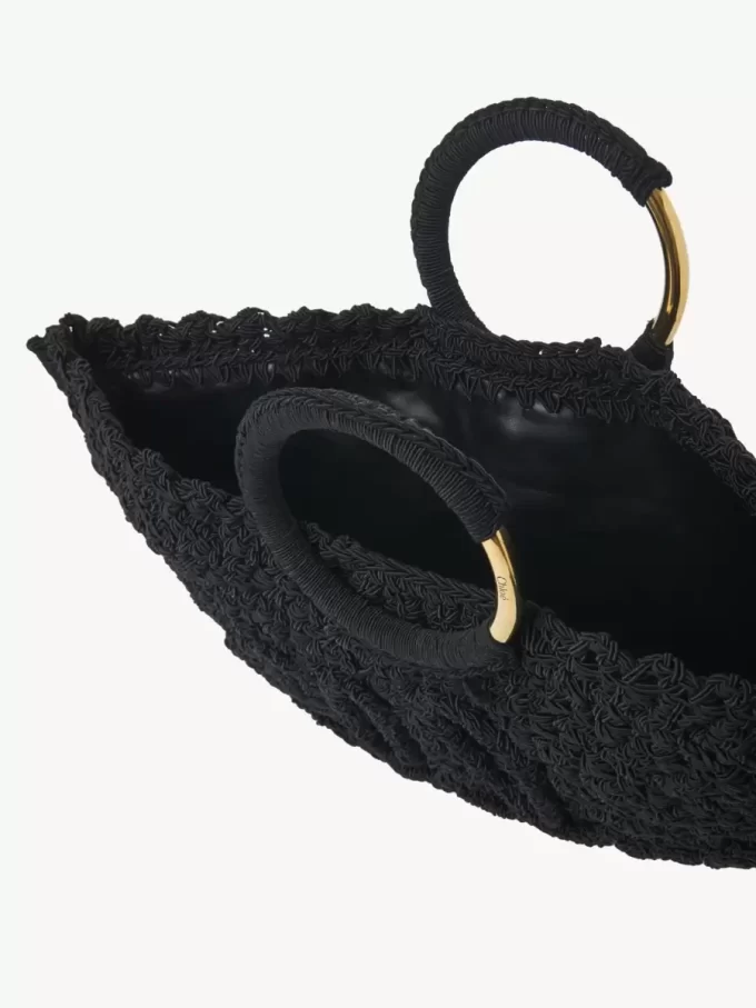 Small Bracelet Paravent tote bag in crochet