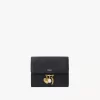 Small Chloé Charms tri-fold wallet in grained leather