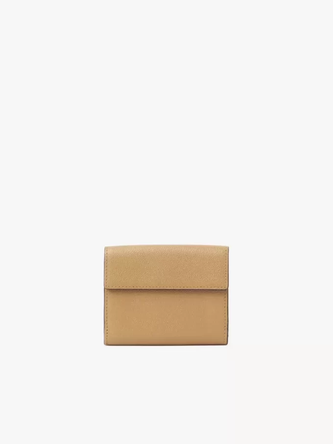 Small Chloé Charms tri-fold wallet in grained leather