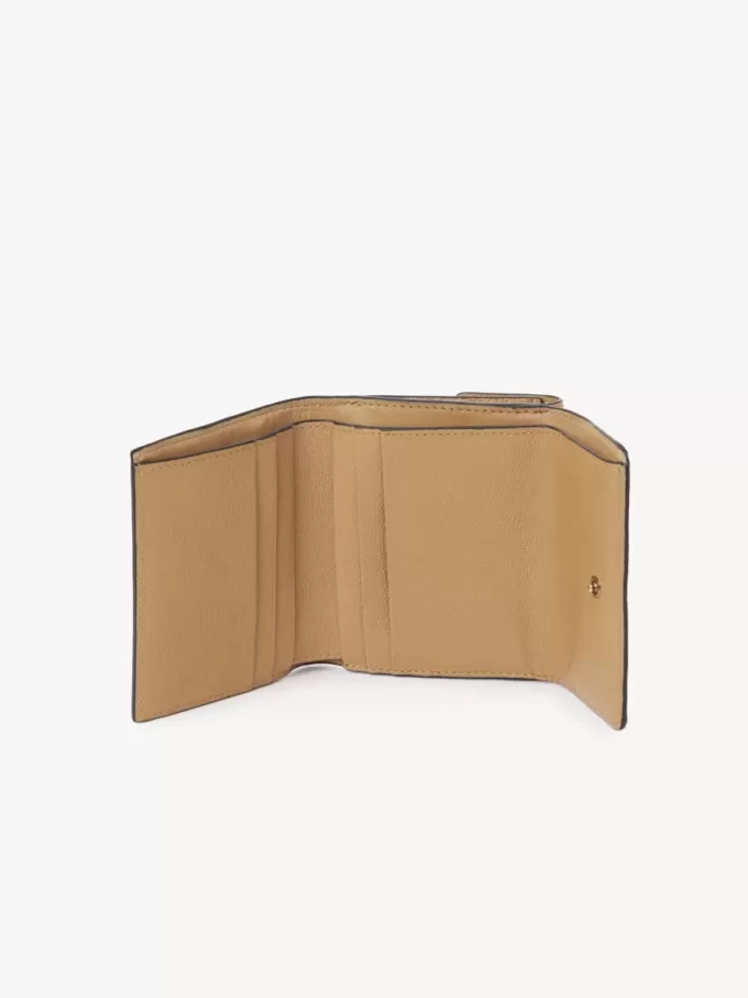 Small Chloé Charms tri-fold wallet in grained leather