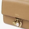 Small Chloé Charms tri-fold wallet in grained leather