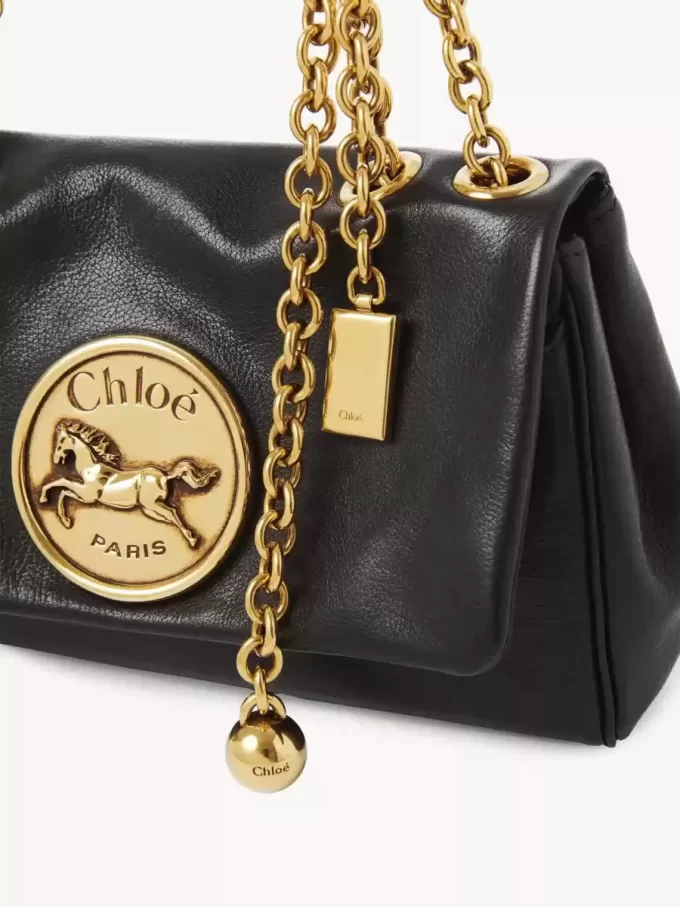 Small Chloé Heritage shoulder bag in grained leather