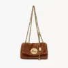 Small Chloé Heritage shoulder bag in velvet