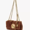 Small Chloé Heritage shoulder bag in velvet