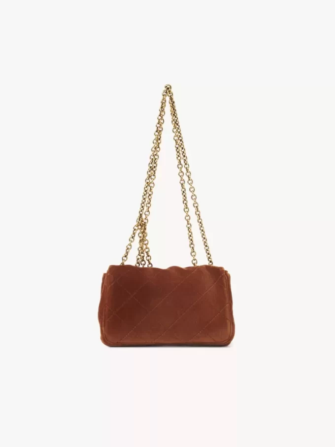 Small Chloé Heritage shoulder bag in velvet