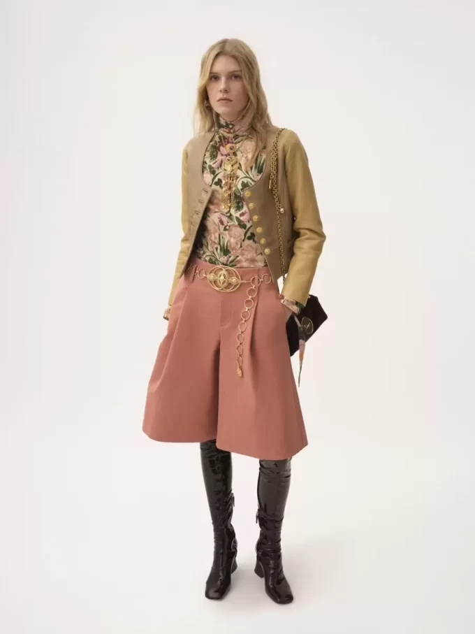 Small Chloé Heritage shoulder bag in velvet