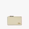 Small Chloé Iconic purse with card slots in croco-effect leather