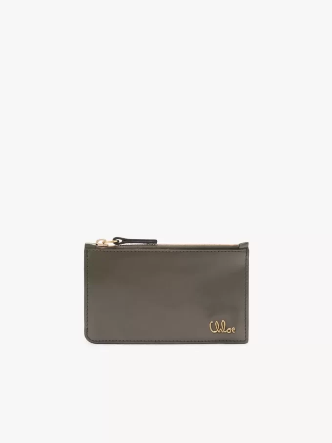 Small Chloé Iconic purse with card slots in shiny leather