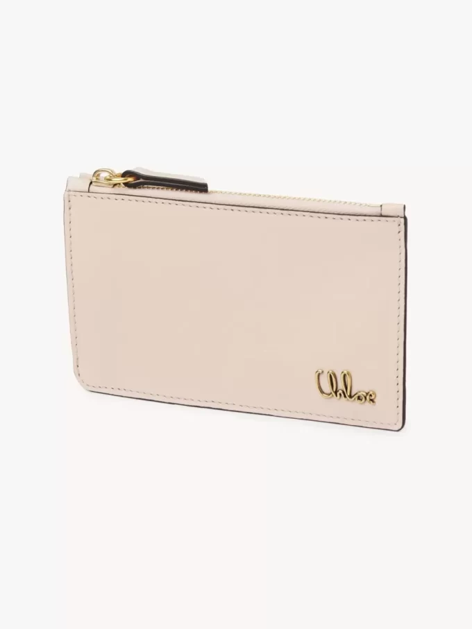 Small Chloé Iconic purse with card slots in shiny leather